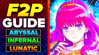 Emblem Celica ABYSSAL Infernal Lunatic F2P No SI Guide - Fire Emblem Heroes FEH