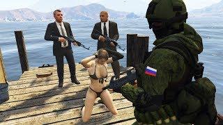 GTA 5 РУССКИЙ СПЕЦНАЗ СПАСАЕТ ДЕВУШКУ В ГТА 5 АРМИЯ ГТА 5