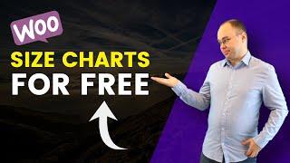 How to Create A Product Size Chart in Woocommerce for free?