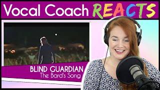 Vocal Coach reacts to Blind Guardian - The Bards Song Hansi Kürsch Live