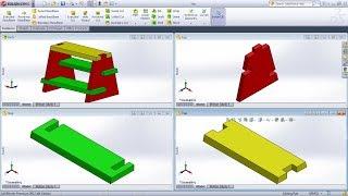 SolidWorks Assembly Exercises for Beginners - 1  Solidworks Assembly Examples