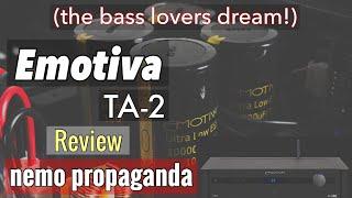 Best Home Amplifier under $1000 for bass lovers Emotiva TA2 Stereo Amp Review