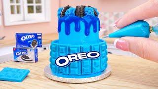 Best of Miniature OREO Chocolate Cake Decorating in Real Mini Kitchen  ASMR Miniature Cooking Food
