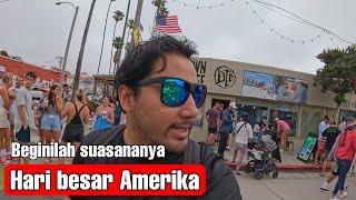 BEGINILAH INDEPENDENCE DAY DI AMERIKA PARADE LOS ANGELES