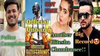 Legal Case on Subscribers Pubg Unban Official Announcement Another Hitesha ChandraneeFukra Insaan