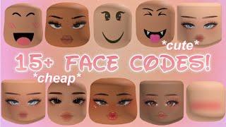 POPULAR ROBLOX FACE CODES *WITH LINKS*  BLOXBURG BERRY AVENUE BROOKHAVEN 