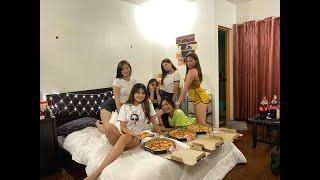 HOTT SLUMBER PARTY Siobe Lim Aira Lipata Sexy Dancing FUN GORGEOUS PETITE PINAYS