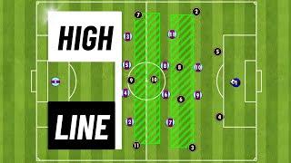 Defensive High Line Advanced Defending Tactics in Soccer