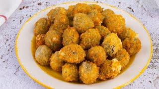 Fried stuffed olives you wont be able to stop at one