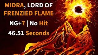 ELDEN RING DLC Midra Lord of Frenzied Flame NG+7 No Hit in 46.51 Seconds