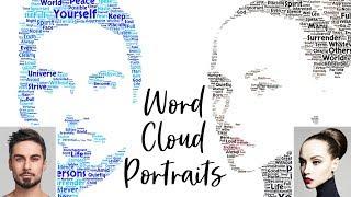 How to Create Word Cloud Text Portrait Designs