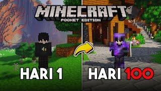 Aku Mencoba Bertahan Hidup Selama 100 Hari di Minecraft