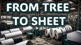 From Tree to Sheet How Paper Is Made  Unveiling the Manufacturing Process