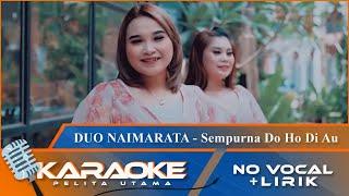Karaoke Version - SEMPURNA DO HO DI AU - Duo Naimarata  No Vocal - Minus One