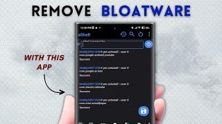 REMOVE Any Android BLOATWARE - No ROOT or PC Required