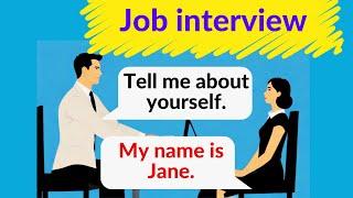 Tell Me About Yourself  Job Interview Conversation in English  Question and Answer 