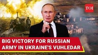 Ukraine Forces Surrender Vuhledar Town To Putins Forces Retreat As Russian Advances Continues