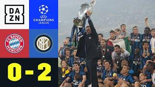 Mourinho coacht Van Gaal aus Bayern - Inter Mailand 02  UEFA Champions League  DAZN Retro