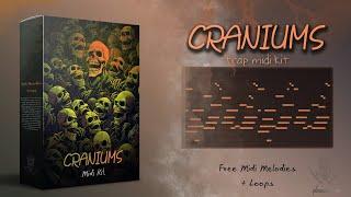 FREE TRAP MIDI KIT CRANIUMS trap midi files + loops