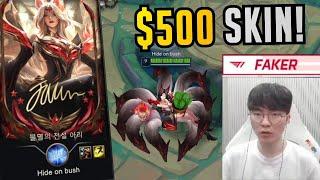 T1 Faker Finally Uses His $500 Ahri Skin - Best of LoL Stream Highlights Translated