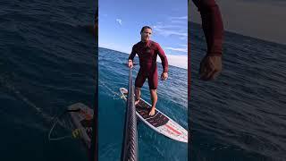 Sub 10 knots downwinder in Florida ️ #foiling #surfing