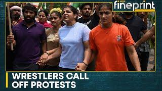 Indias wrestlers have decided to call off protests but will continue to fight  WION Fineprint