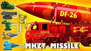 Transformers Tank MKZT Ballistic Missile Threat vs Construction Missile Launch Arena Tank Cartoon