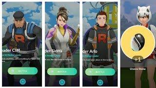 Who is the toughest leader of team go rocket? Fighting Cliff Sierra and Arlo