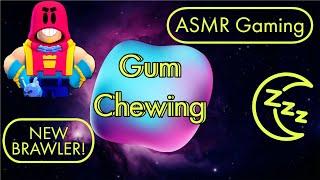 ASMR Brawl Stars - New Brawler Grom Ear to Ear Whispers + Gum Chewing