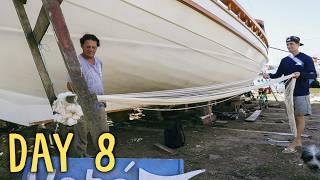 Wooden sailboat restoration we would have sunk until now — Sailing Yabá 176