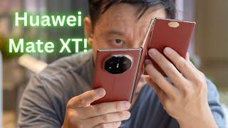 Huawei Mate XT Hands-On Tri-Fold with Flagship Camera