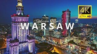 Warsaw Poland  in 4K ULTRA HD 60FPS Video by Drone