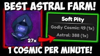 New Best ASTRAL FARM is OP 1+ COSMIC EVERY MINUTE  Anime Champions