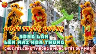 2023  ĐOÀN THẮNG ĐƯỜNG  越南團勝堂龍獅團  SONG LÂN BÁO HỶ  CHÚC TẾT CTY ĐÔNG A  MÚA LÂN TẾT QUÝ MÃO