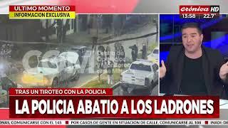 Impresionante operativo policial en La Matanza