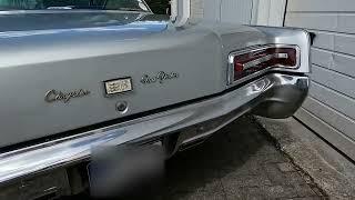 Chrysler New Yorker 1966 walkaround - US Car with Sound check - Exhaust V8