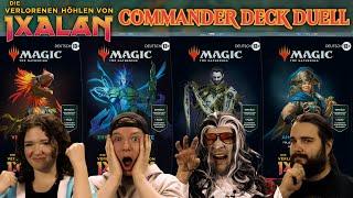 MTG The Lost Caverns of Ixalan Commander Deck Tutorial Match  Magic the Gathering spielen lernen