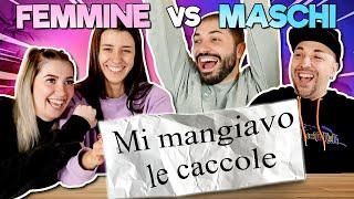 CHI HA FATTO COSA?  MASCHI vs FEMMINE con @mattste