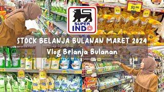 SUPERINDO DISKON GILA  BELANJA BULANAN MARET 2024 