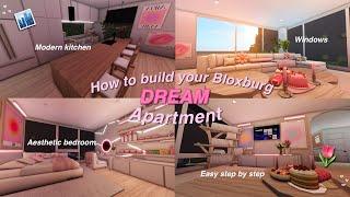 How To BUILD your DREAM BLOXBURG APARTMENT *Super Easy* ️