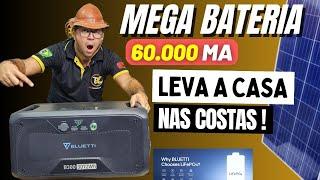 B300 da Bluetti com 3072Wh 521V x 60Ah Nova Mega BATERIA