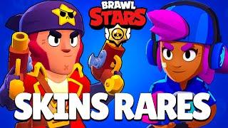 QUELS SONT LES SKINS RARES sur BRAWL STARS ? skin qui ne ressort plus 