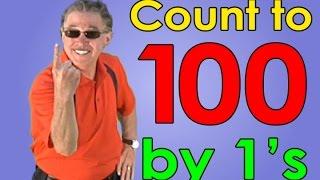 Lets Get Fit  Count to 100 by 1s  100 Days of School Song  Counting to 100  Jack Hartmann