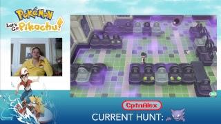 *LIVE* Full Odds Hunt for Shiny Haunter  Lets Go Pikachu  Pokemon Tower