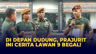 Di Depan KSAD Dudung Prajurit TNI Cerita Lawan 9 Begal di Kebayoran Baru Jaksel