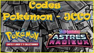 10 Codes gratuits JCC Pokémon Online - Epée et Bouclier - Astres radieux FREE 