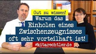 Kitarecht Folge 437 - Warum ein Zwischenzeugnis für Erzieher oft von Vorteil ist