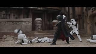 Rogue One A Star Wars Story - Clip Chirrut Fights Stormtroopers