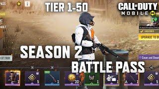 *NEW* Season 2 Battle Pass Tier 1-50 in COD Mobile All BP Rewards Season 2 COD Mobile Leaks 2023