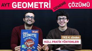 DERECE ÖĞRENCİSİNDEN PRATİK AYT GEOMETRİ DENEME ÇÖZÜMÜ  YKS TÜRKİYE 4.SÜ İLE SORU ÇÖZÜMLERİ…